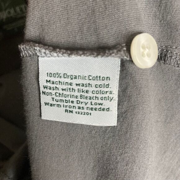 Criquet Organic, Cotton Top Shelf Range Collared Youth Polo, Color Gray Neutral - Picture 5 of 7